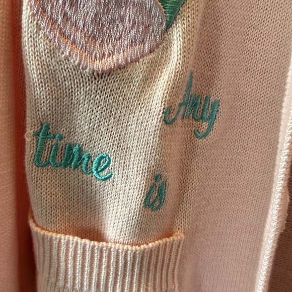 Loveshackfancy NWT Jura Cardigan in Pink Sands xs - Picture 7 of 12